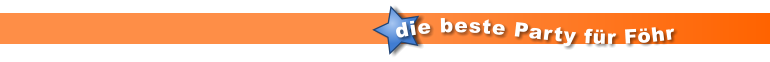 die beste Party für Föhr